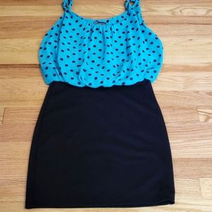 Bodycon polka dot dress